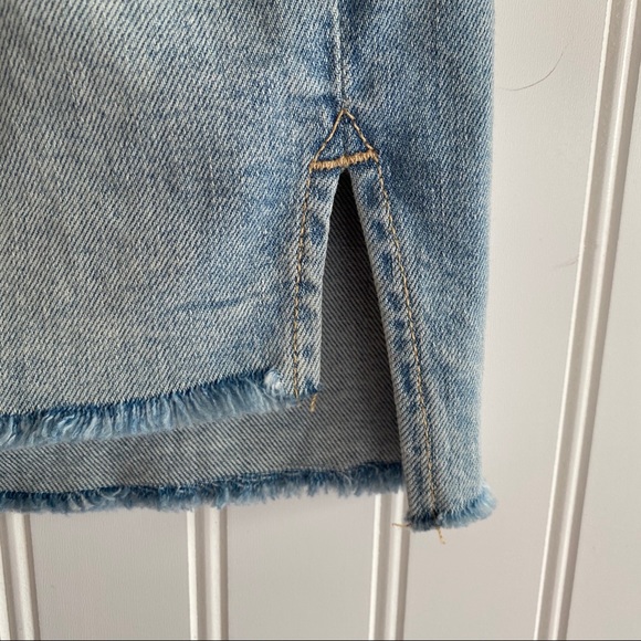 PAIGE light wash denim skirt SIZE 27 - Picture 3 of 8
